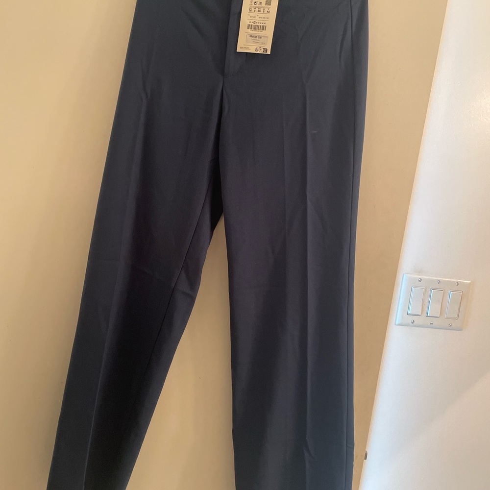 Pull&Bear Women's Navy Trousers